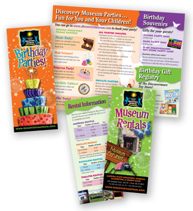 Garden State Discovery Museum Brochures