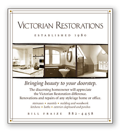 Victorian Restorations Ad